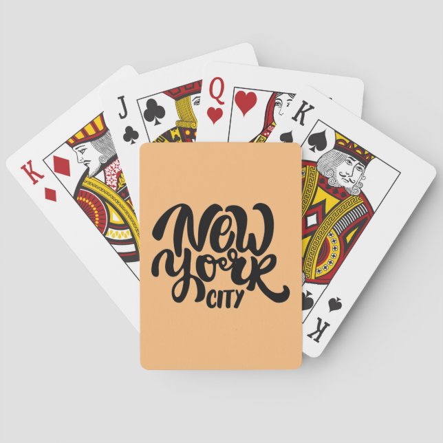 New York City Style Spielkarten (Rückseite)