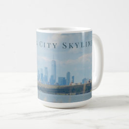 New York City Sunny Skyline Harbor Kaffeetasse