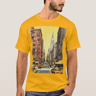 "New York City T - Shirt - Urban Elegance