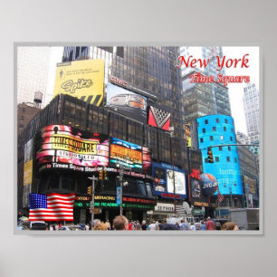 New York City - Time Square - Vereinigte Staaten - Poster