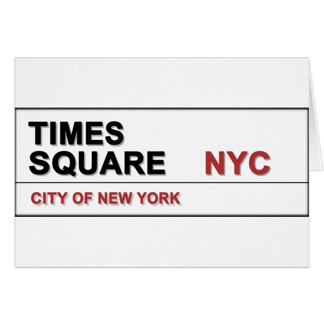 New York City Times Square (Vorderseite (Horizontal))