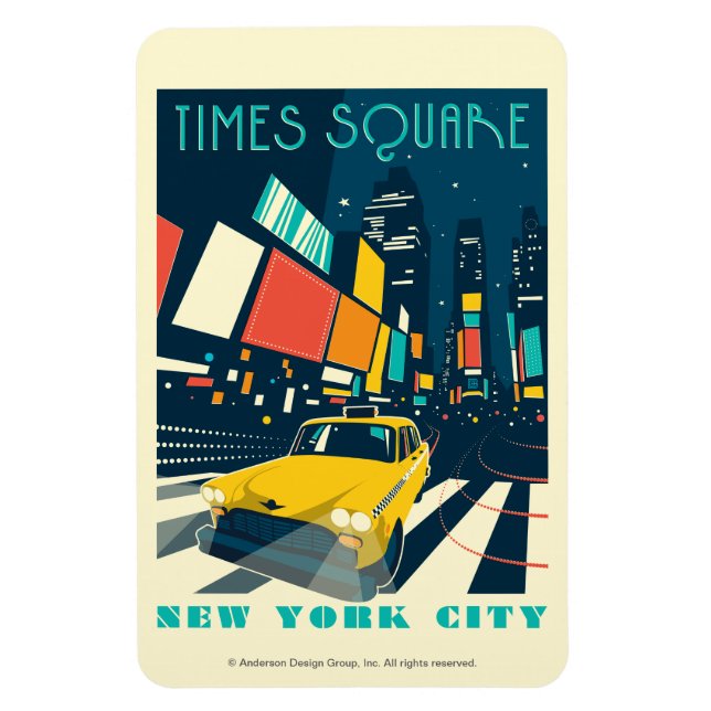 New York City - Times Square Magnet (Vertikal)