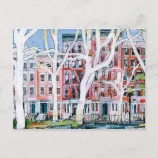 New York City, Tompkin's Square Park im Winter Postkarte