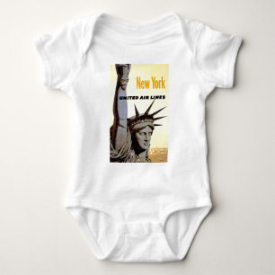 New York City Travel Baby Strampler