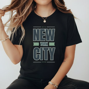 New York City Typografie T-Shirt