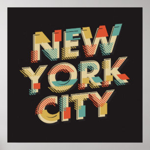 New York City Typografy Poster