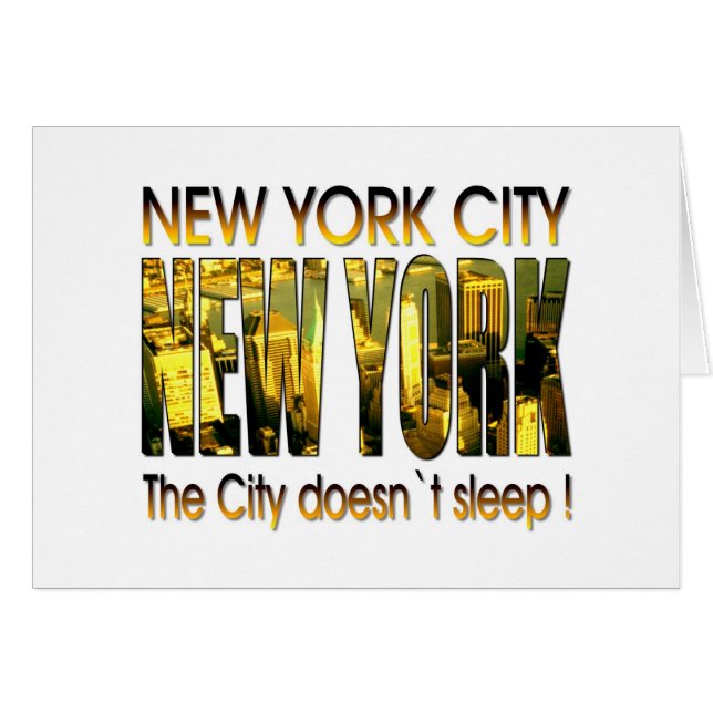 New York City USA (Vorderseite (Horizontal))