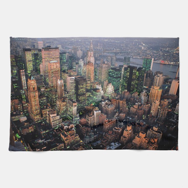 New York City - USA Geschirrtuch (Horizontal)