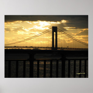 New York City Verrazano Bridge Fotoposter Poster