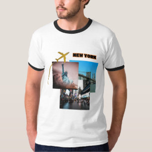 New York City Vibes - Urban Travel Collage T-Shirt