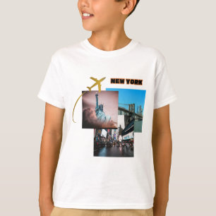 New York City Vibes - Urban Travel Collage T-Shirt