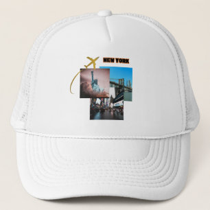New York City Vibes - Urban Travel Collage Truckerkappe