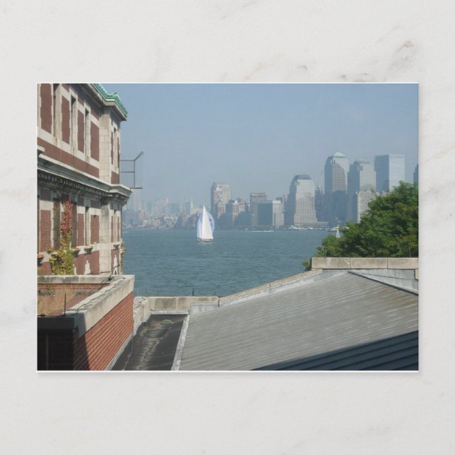 New York City View of the Bay Postkarte (Vorderseite)