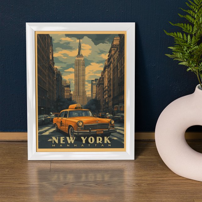 New York City Vintage Travel Poster (Von Creator hochgeladen)