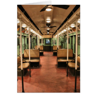 New York City, Vintages Laufkatze-Auto