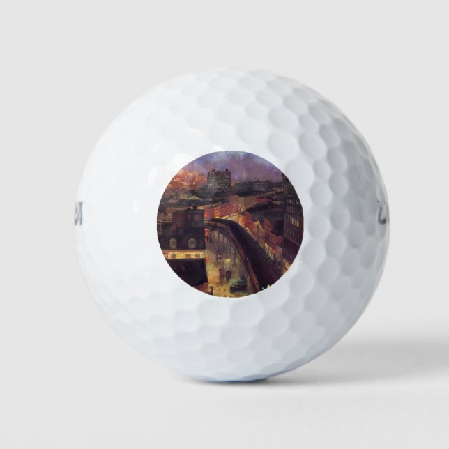New York City von Greenwich Village (NYC) Golfball (Vorderseite)