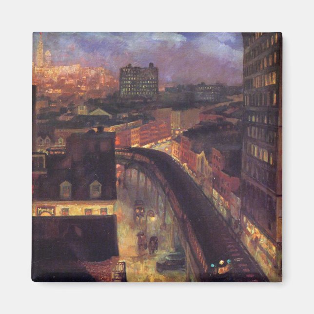 New York City von Greenwich Village (NYC) Magnet (Vorne)