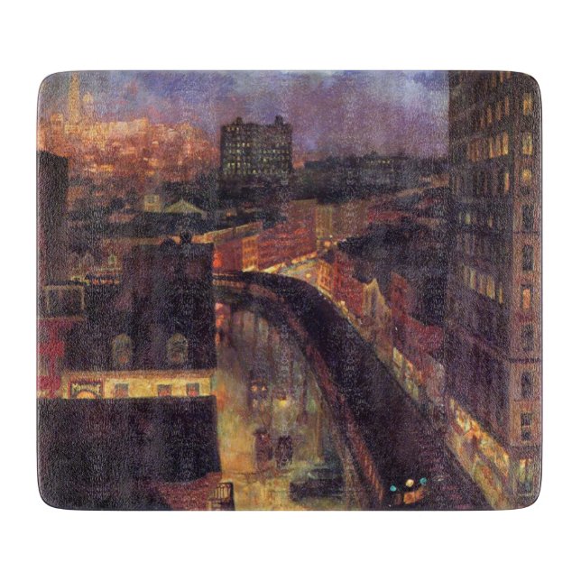 New York City von Greenwich Village (NYC) Schneidebrett (Vorderseite)