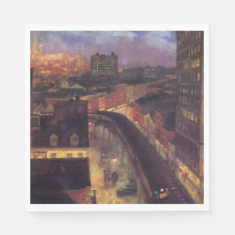 New York City von Greenwich Village (NYC) Serviette