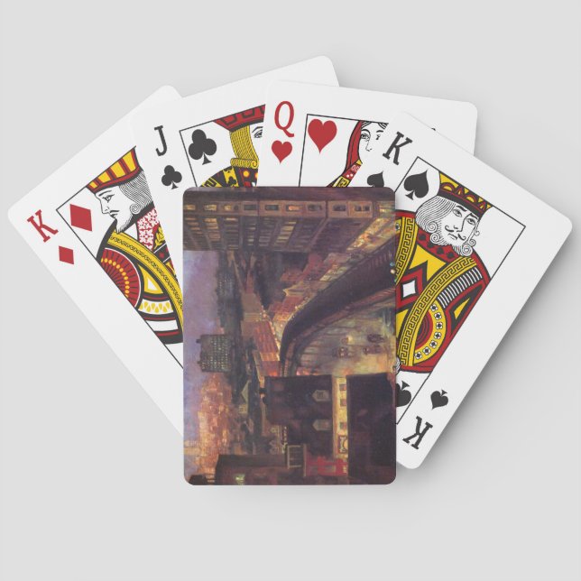 New York City von Greenwich Village (NYC) Spielkarten (Rückseite)