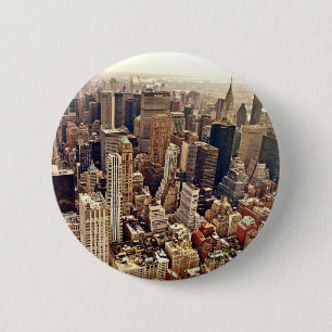New York City von oben Button