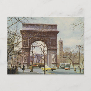 New York City, Washington Square, 1960er Jahre Vin Postkarte