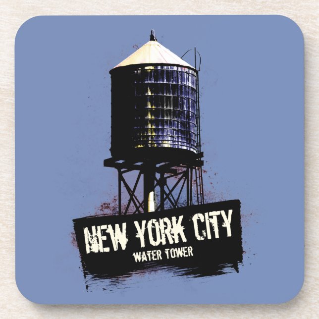 New York City Water Tower Untersetzer Set (Vorderseite)
