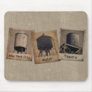 New York City Water Towers Mousepad