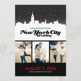 New York City Wedding Rettete-the-date Save The Date