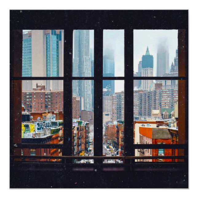 New York City Window Poster (Vorderseite)