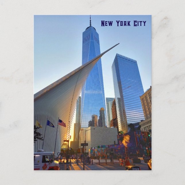 New York City - World Trade Center Postkarte (Vorderseite)