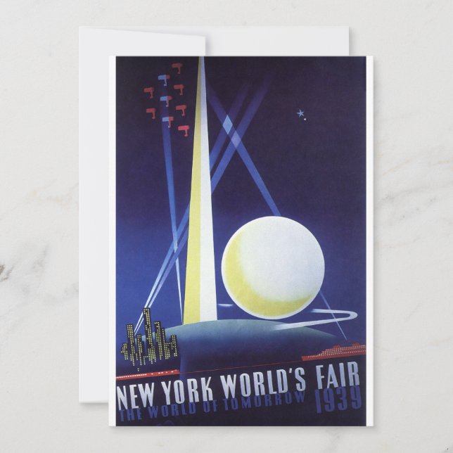 New York City World's Fair in 1939, Vintage Travel (Vorderseite)