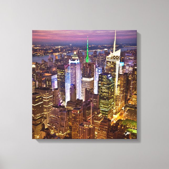 New York City Wrapped Canvas Art 16,80 X 17,50" Leinwanddruck (Vorderseite)
