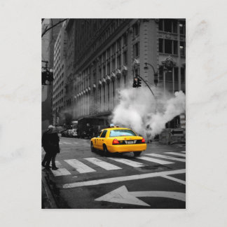 New York City Yellow Cab Postkarte