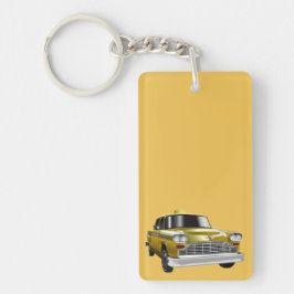 New York City Yellow Vintag Cab Schlüsselanhänger
