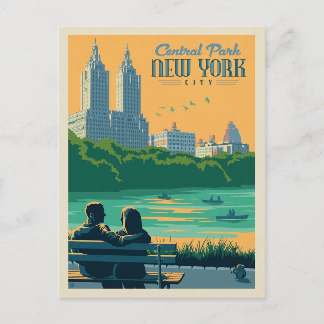 New York City | Zentralpark Postkarte (Vorderseite)