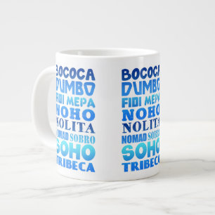 New- York Cityakronyme Jumbo-Tasse