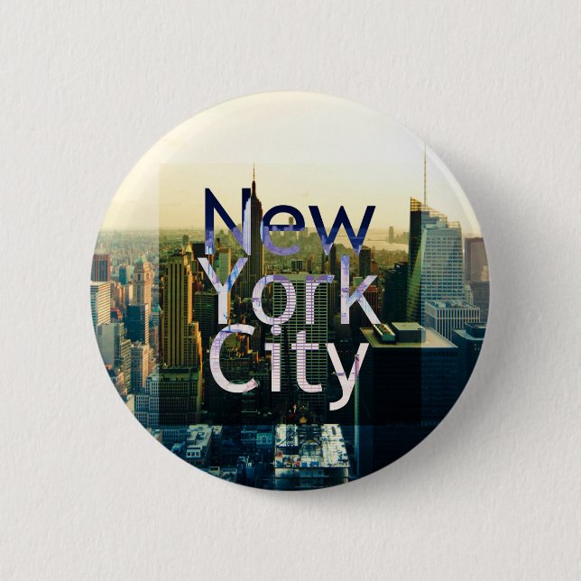 New- York Cityandenken Button (Vorderseite)
