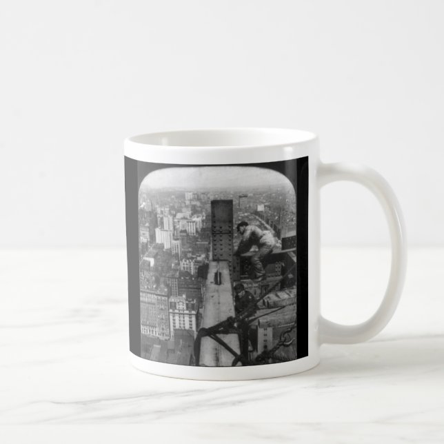 New- York Cityeisen-Arbeitskraft-Kaffee-Tasse Kaffeetasse (Rechts)