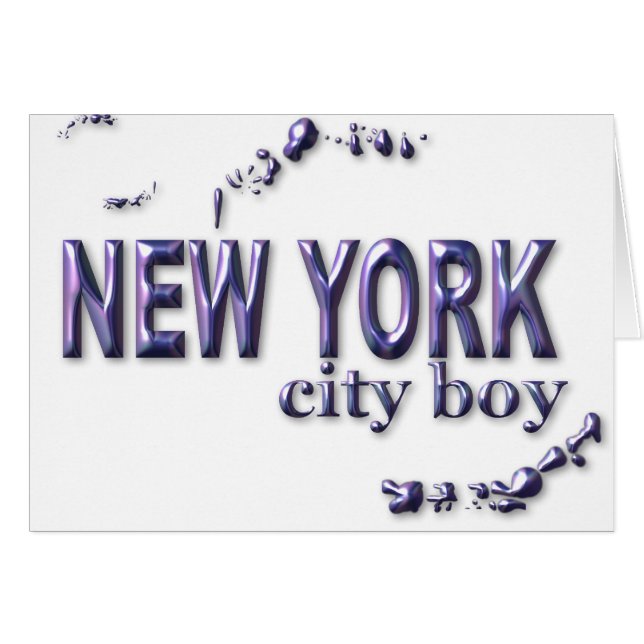 New- York Cityjunge (Vorderseite (Horizontal))