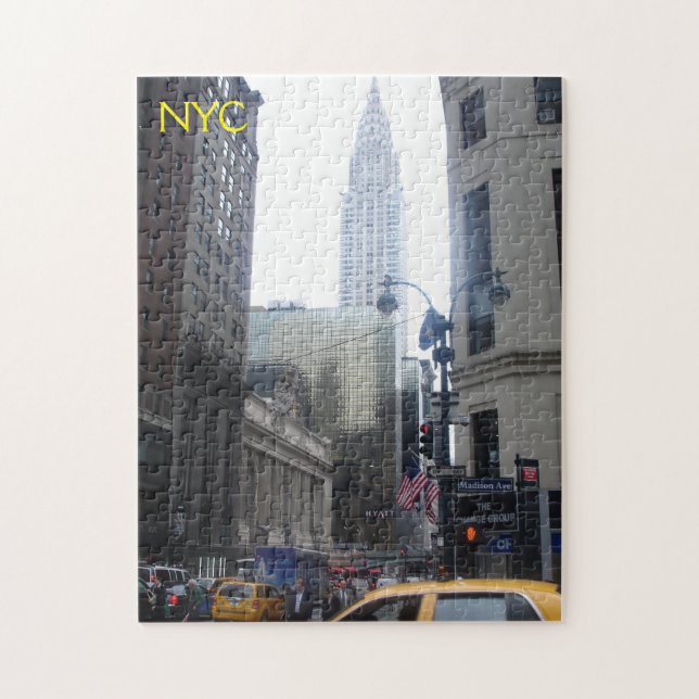 New- York Citylaubsäge Puzzle (Vertikal)