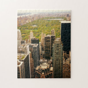 New- York Citypuzzlespiel - Central Park und Puzzle