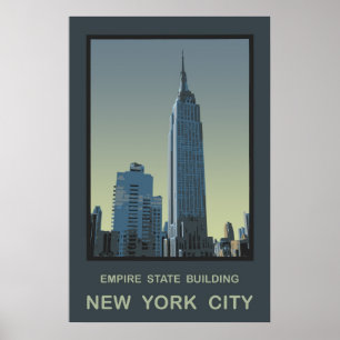 New- York Cityreich-Staats-Gebäude Poster