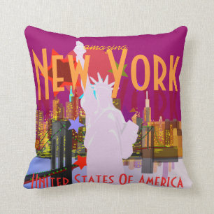 New- York CitySkyline-Freiheitsstatue USA-Kissen Kissen