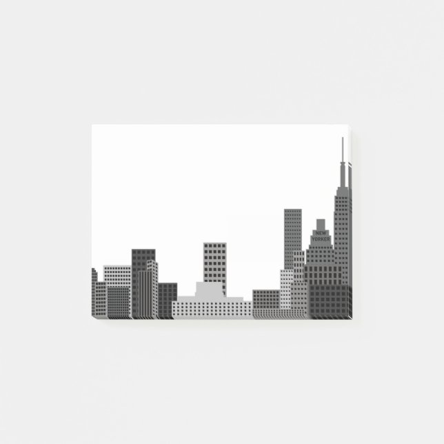 New- York CitySkyline Post-it Klebezettel (Vorderseite)