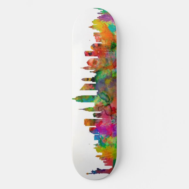 New- York CitySkyline Skateboard (Vorderseite)