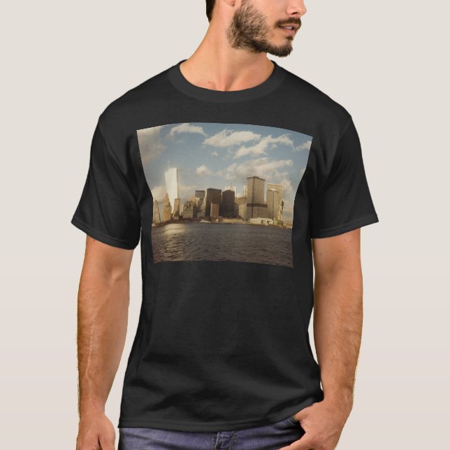New- York CitySkyline vor 9/11 Twin Tower T-Shirt (Vorderseite)