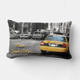 New- York Citystraßengelbtaxi Lendenkissen