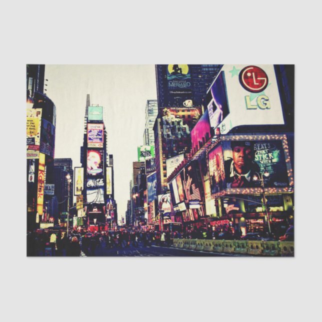New- York CityTimes Square-Seidenpapier Seidenpapier (Vorderseite)