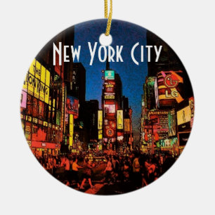 New- York Cityverzierung Keramik Ornament